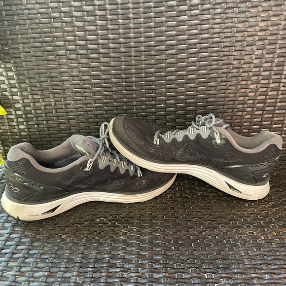 Nike Lunarglide 5 Black Athletic Running Shoes Sneakers 599160-010 Men’s Sz 11 - Picture 2 of 7